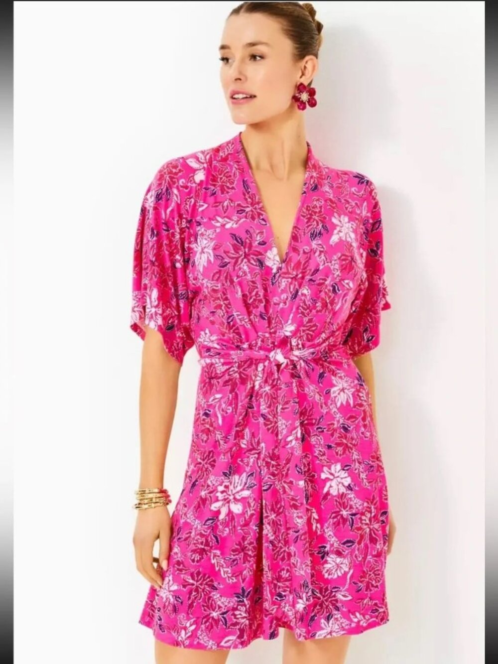 Lilly Pulitzer Wisteria V-Neck Dress